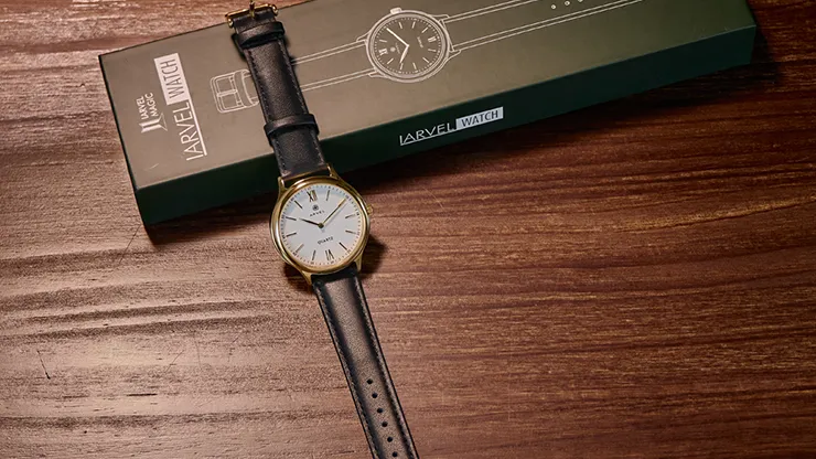 Iarvel Watch - Gold Watchcase White Dial