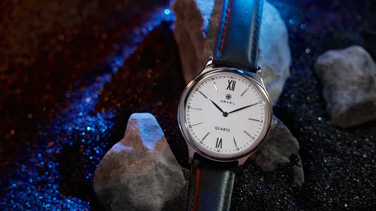 Iarvel Watch (Silver Watchcase White Dial)