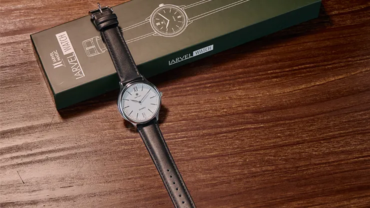 Iarvel Watch (Silver Watchcase White Dial)