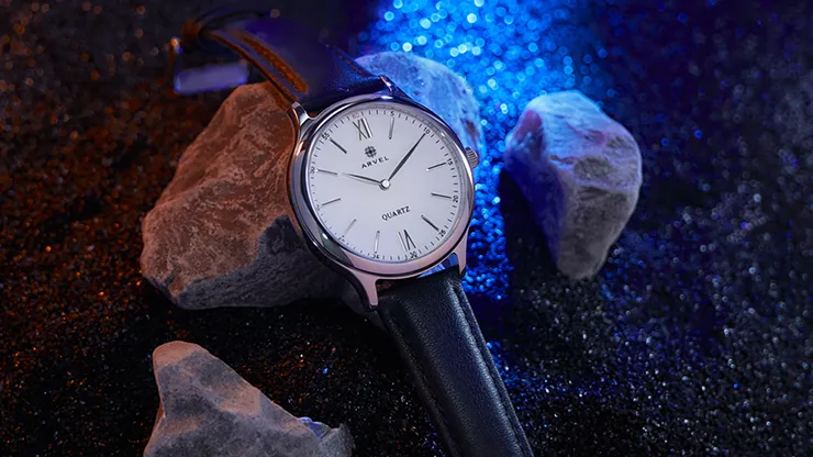 Iarvel Watch (Silver Watchcase White Dial)