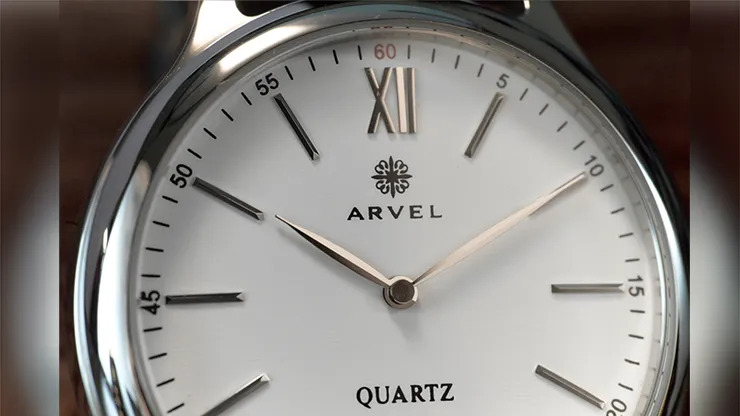 Iarvel Watch (Silver Watchcase White Dial)