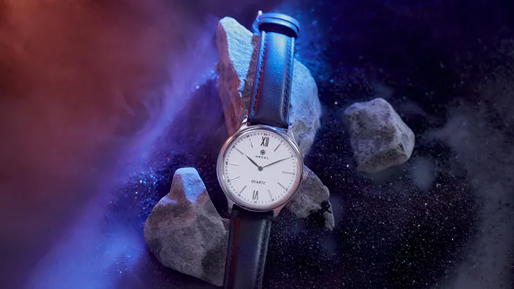 Iarvel Watch (Silver Watchcase White Dial)