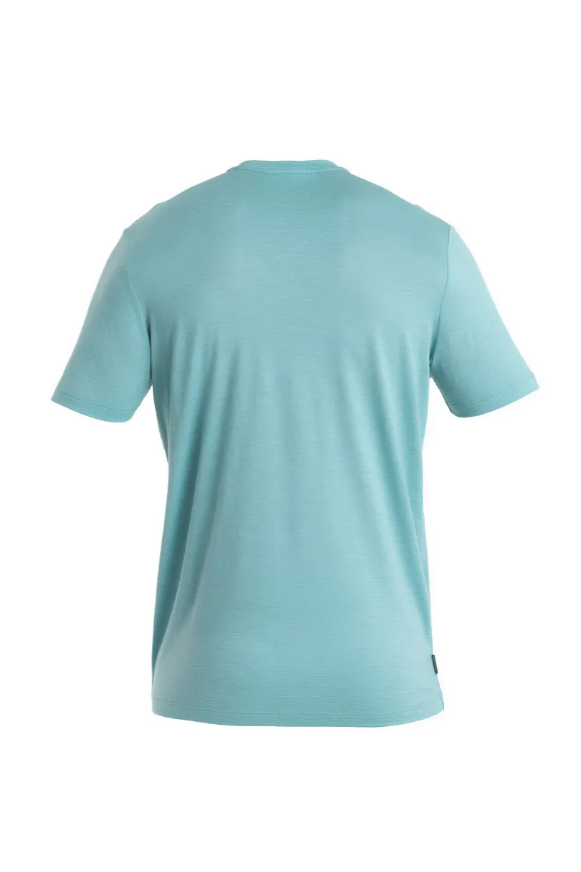 Icebreaker Men&#x27;s Merino 150 Tech Lite III Short Sleeve Tee Mountain Gateway Cloud Ray | Buy Icebreaker Men&#x27;s Merino 150 Tech Lite III Short Sleeve Tee Mountain Gateway Cloud Ray here | Outnorth