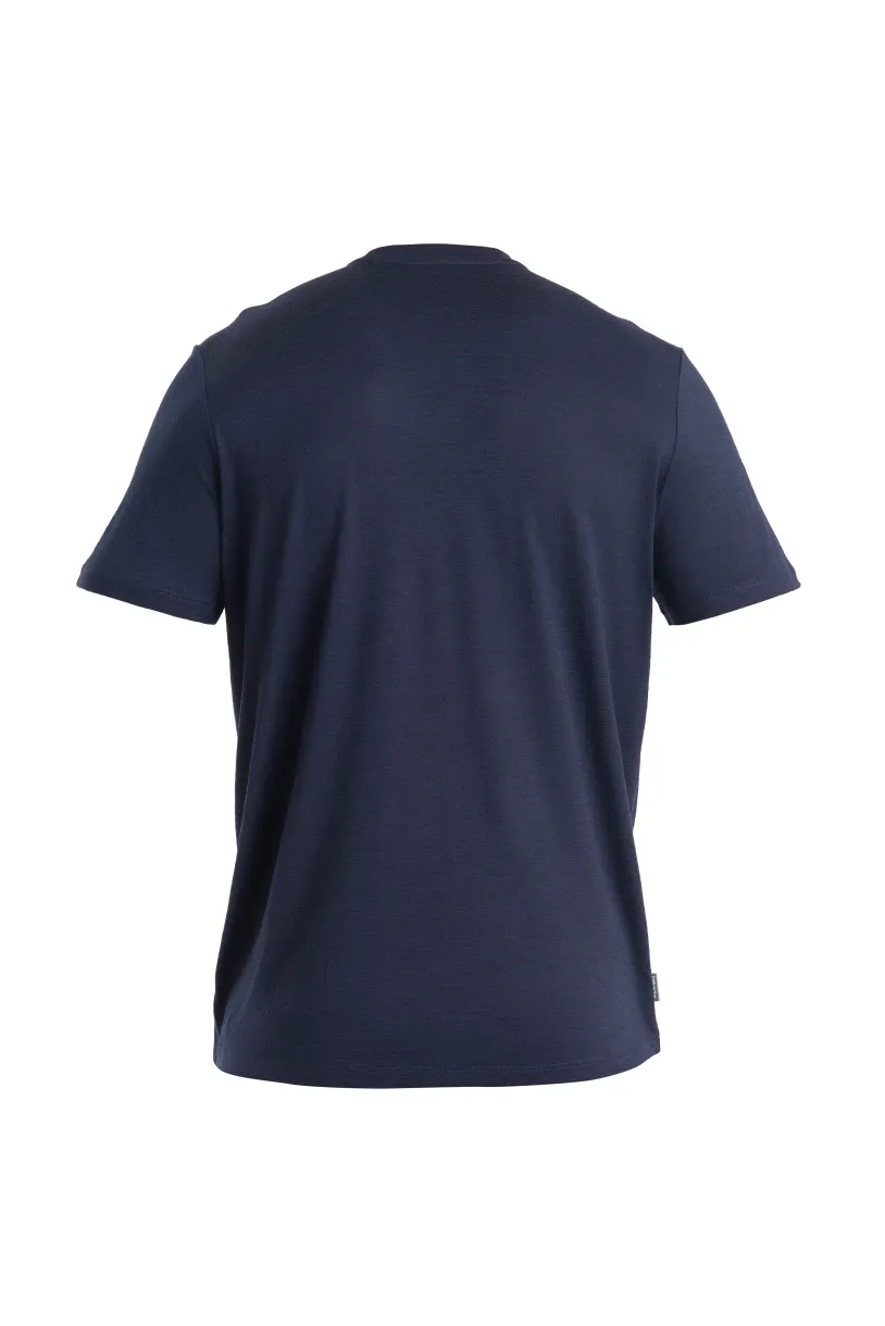 Icebreaker Men&#x27;s Merino 150 Tech Lite III Short Sleeve Tee Mountain Gateway Midnight Navy | Buy Icebreaker Men&#x27;s Merino 150 Tech Lite III Short Sleeve Tee Mountain Gateway Midnight Navy here | Outnorth