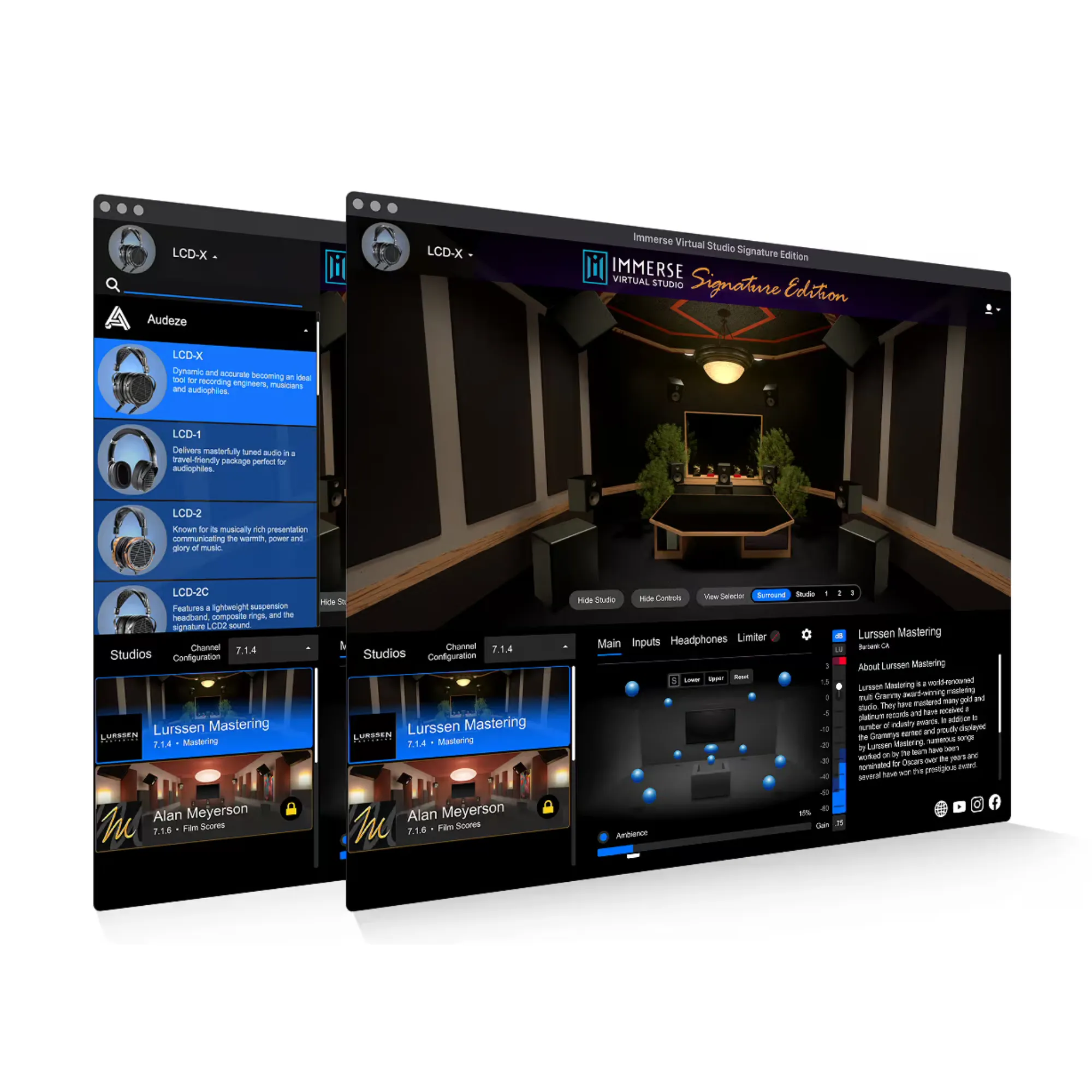 Immerse Virtual Studio Signature Edition Lurssen Mixing Plug-in