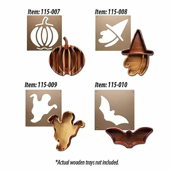 Infinity Tools 6-pc. Halloween Tray Making Template Package
