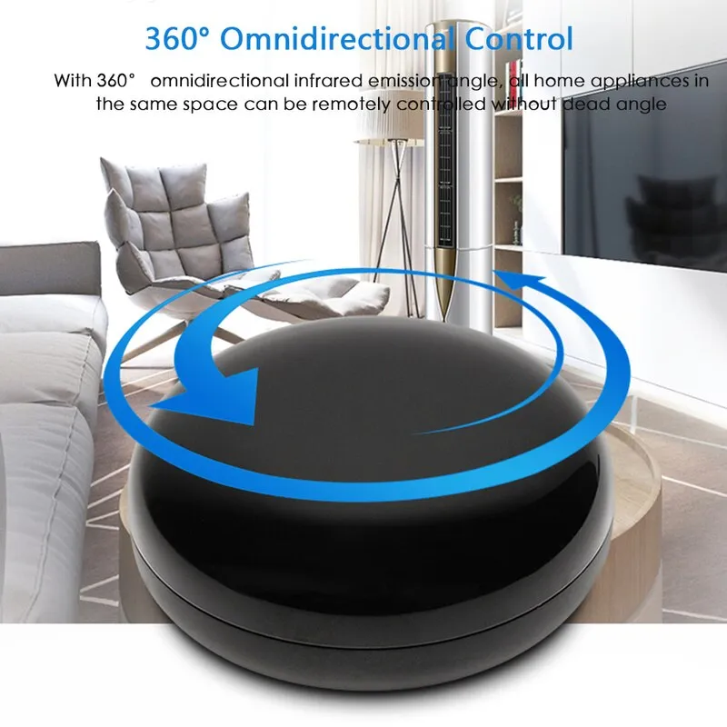 IRBOX Mini Universal Smart IR Infrared Voice Remote Control AC TV Support Tuya / Smart life APP Workie With Alexa Google Home