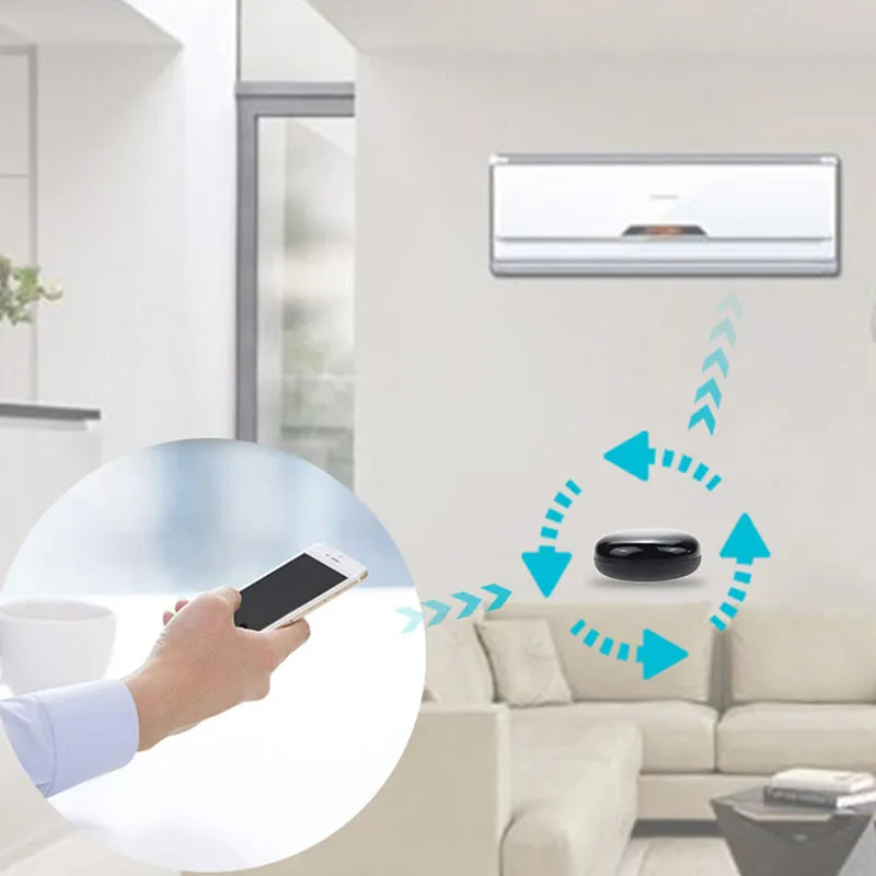 IRBOX Mini Universal Smart IR Infrared Voice Remote Control AC TV Support Tuya / Smart life APP Workie With Alexa Google Home