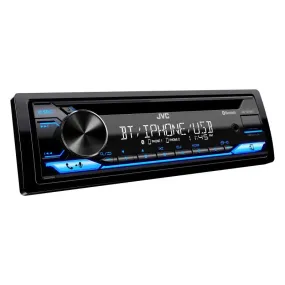 JVC KD-TD72BT Single-DIN CD USB Bluetooth AM/FM Radio 13-Band Android Iphone Control EQ Receiver Car Stereo