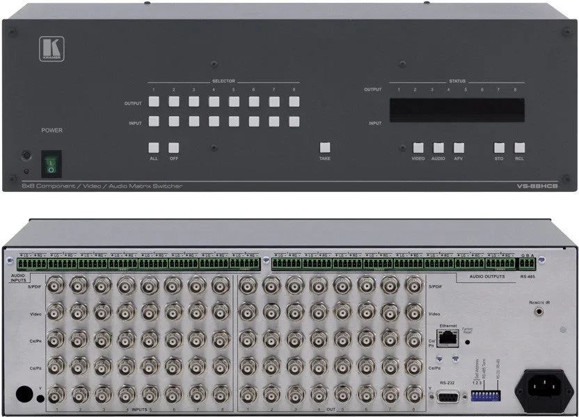 Kramer VS-88HCB 8x8 Universal Matrix Switcher