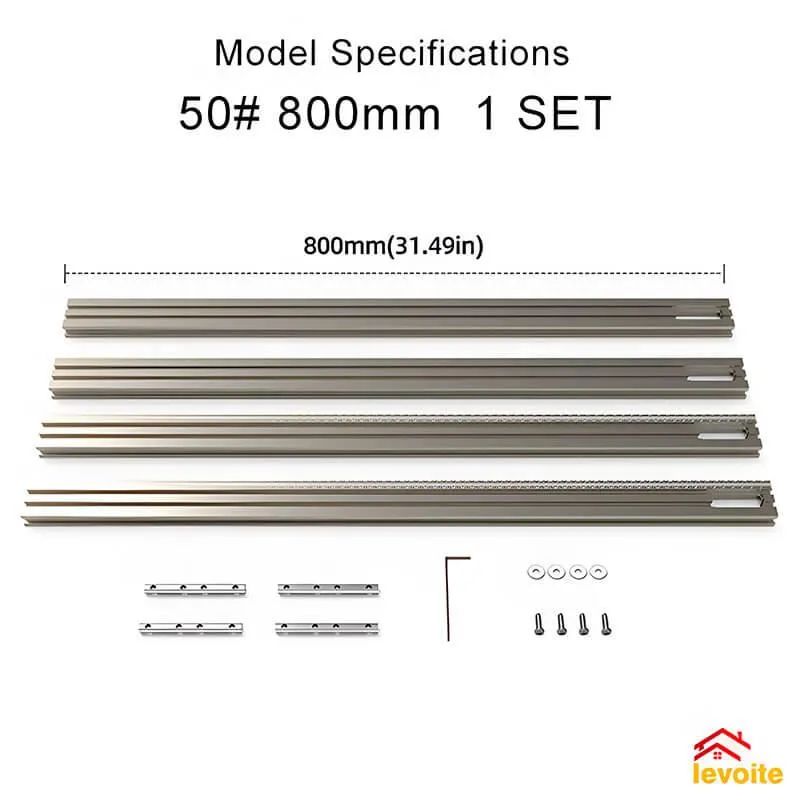 Levoite™ Trimming Machine Milling Groove Engraving Guide Rail System