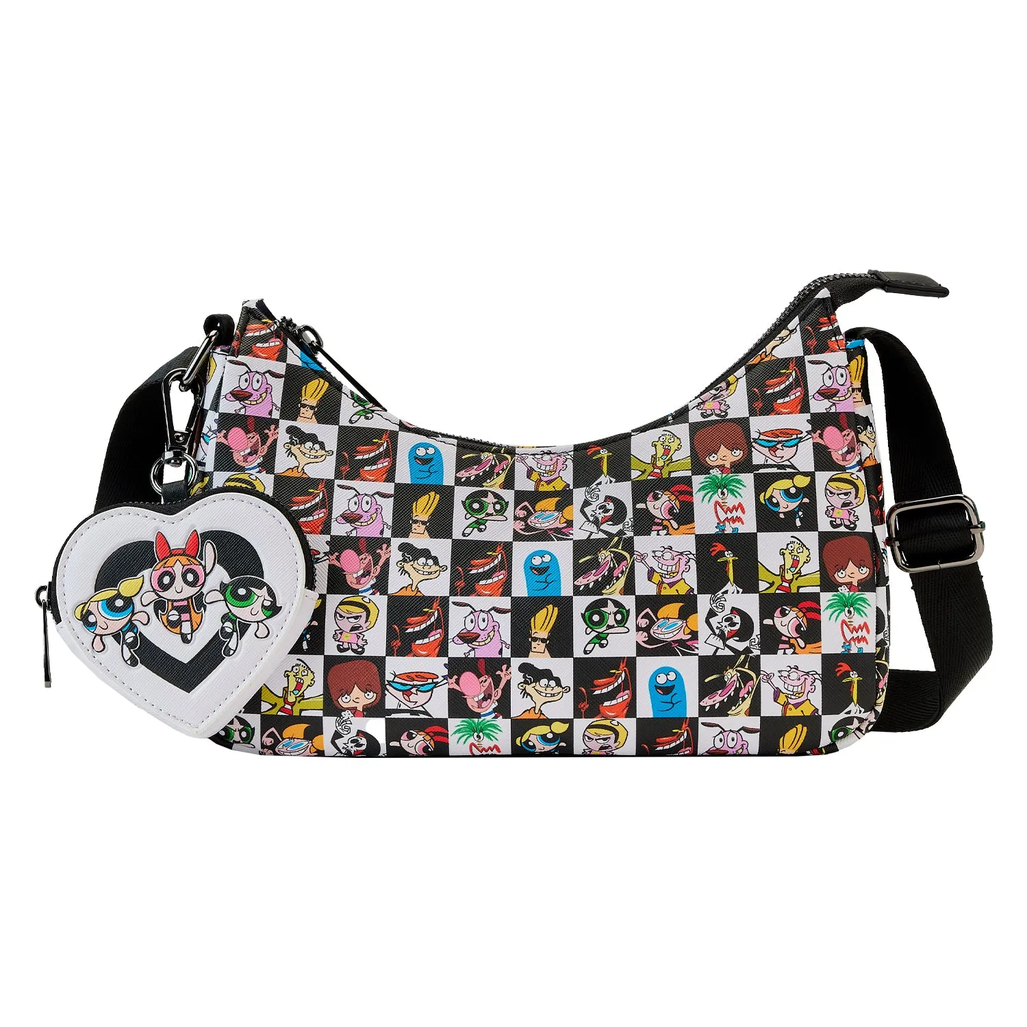 LF Cartoon Network Retro Collage Crossbody Bag W Coin Pouch