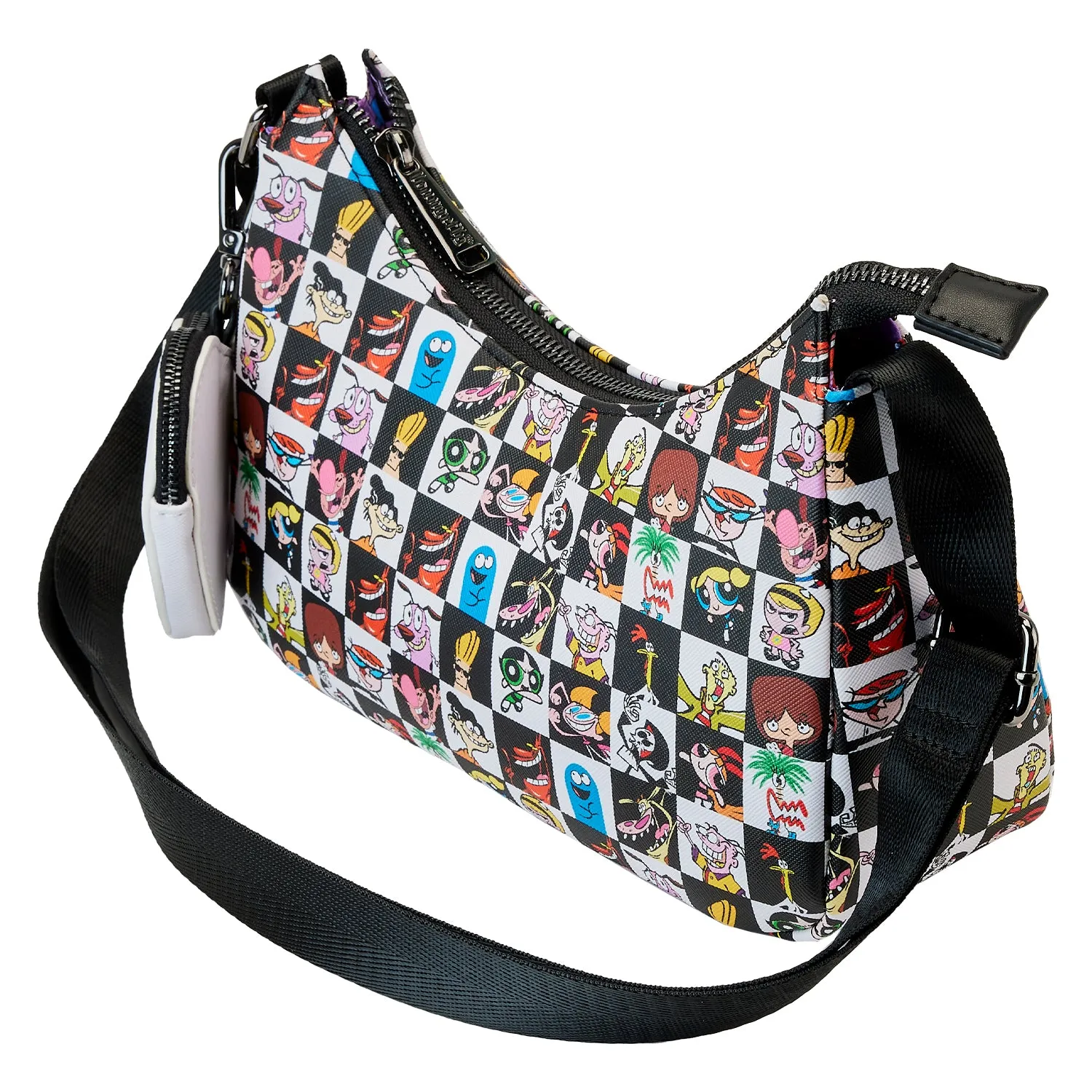LF Cartoon Network Retro Collage Crossbody Bag W Coin Pouch