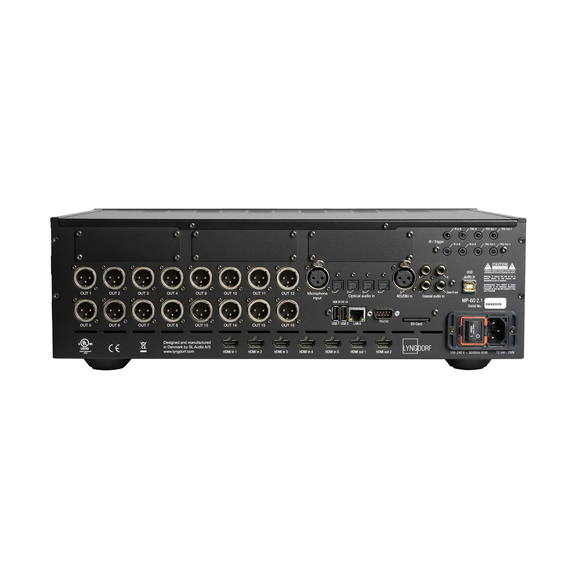 Lyngdorf MP-60 2.1 AV Processor with RoomPerfect