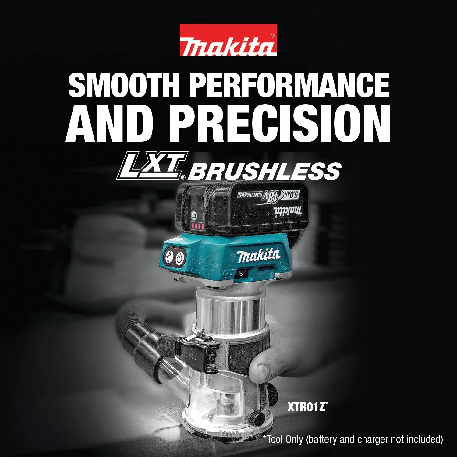 Makita (XTR01Z) LXT® Brushless Compact Router (Tool Only)
