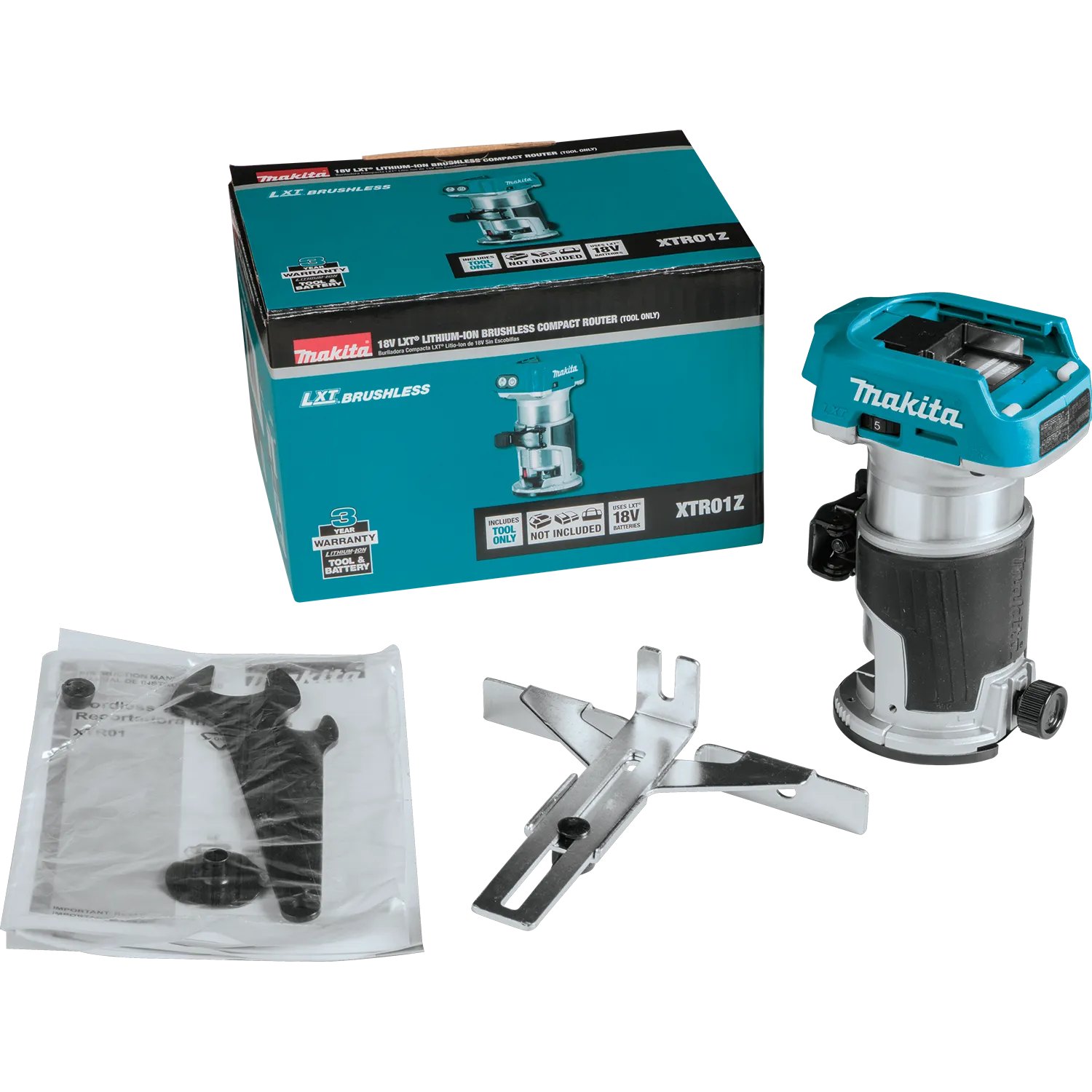 Makita (XTR01Z) LXT® Brushless Compact Router (Tool Only)