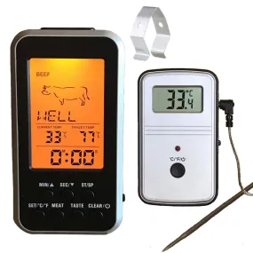 Meat Thermometer with Probe and Timer