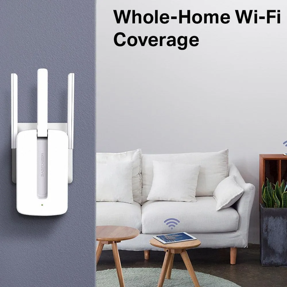 Mercusys MW300RE Wi-Fi Range Extender 3 Antenna 300Mbps