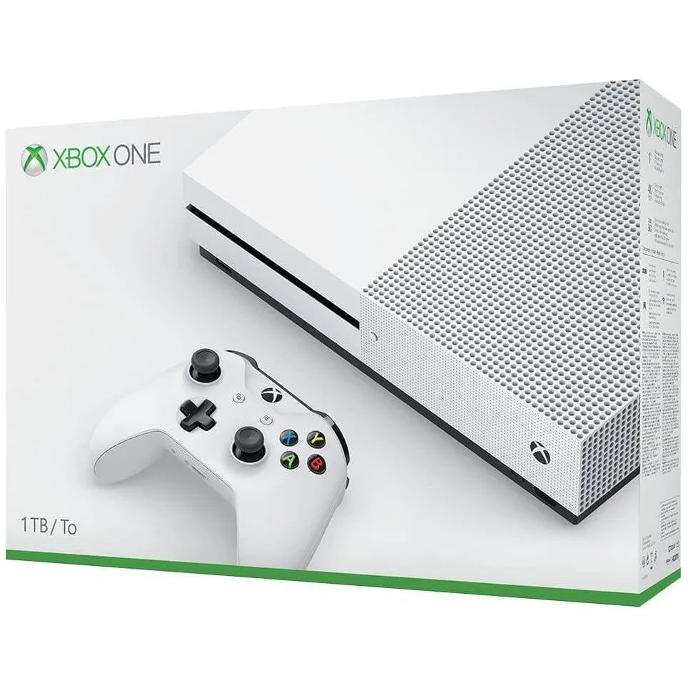 Microsoft Xbox One S 1TB Console - White
