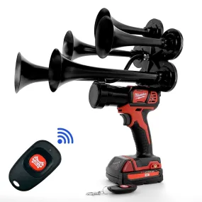 Milwaukee Air Horn Gun with 5 Trumpets and Remote