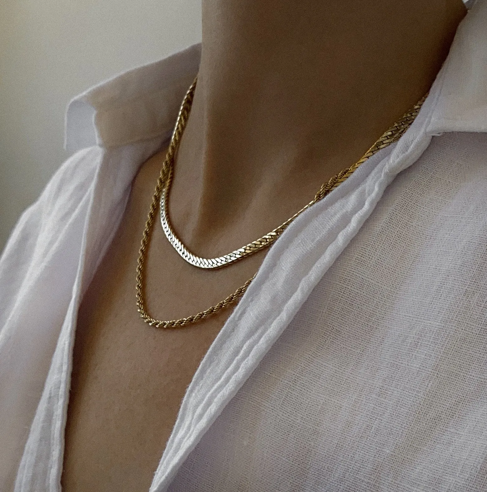 Mini Bowie Rope Necklace