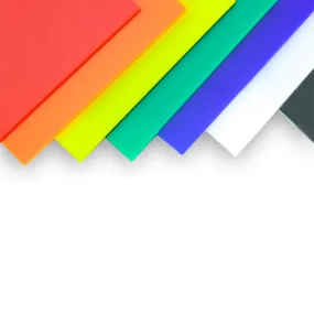 Mixed Colour Pack Value Acrylic Sheets 3mm x 600mm x 400mm