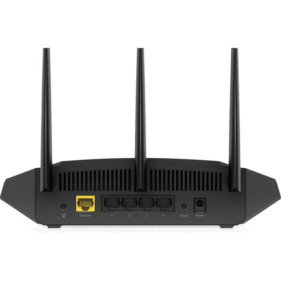 NETGEAR RAX10-100NAS 4-Port 4-Stream Dual-Band WiFi 6 AX1800 Router