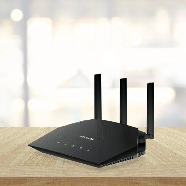 NETGEAR RAX10-100NAS 4-Port 4-Stream Dual-Band WiFi 6 AX1800 Router