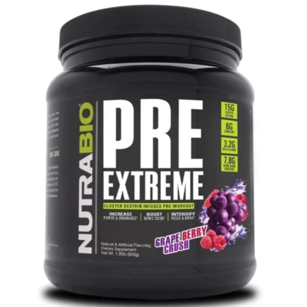 NutraBio Pre Extreme 20/Servings