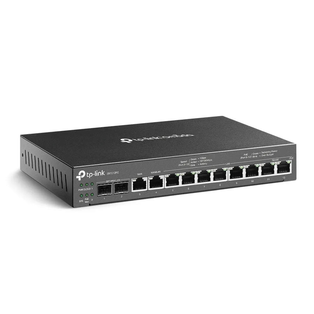 Omada ER7212PC Gigabit VPN Router with PoE  Ports