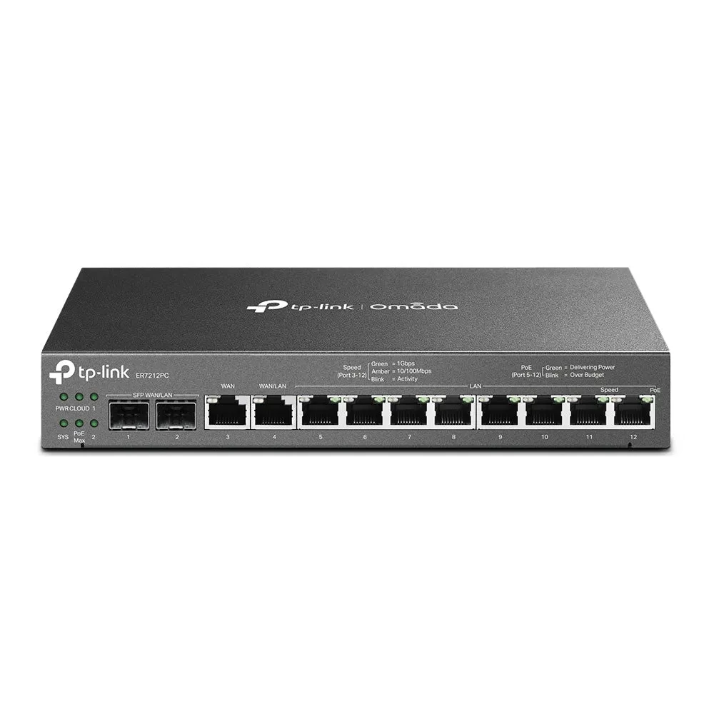 Omada ER7212PC Gigabit VPN Router with PoE  Ports