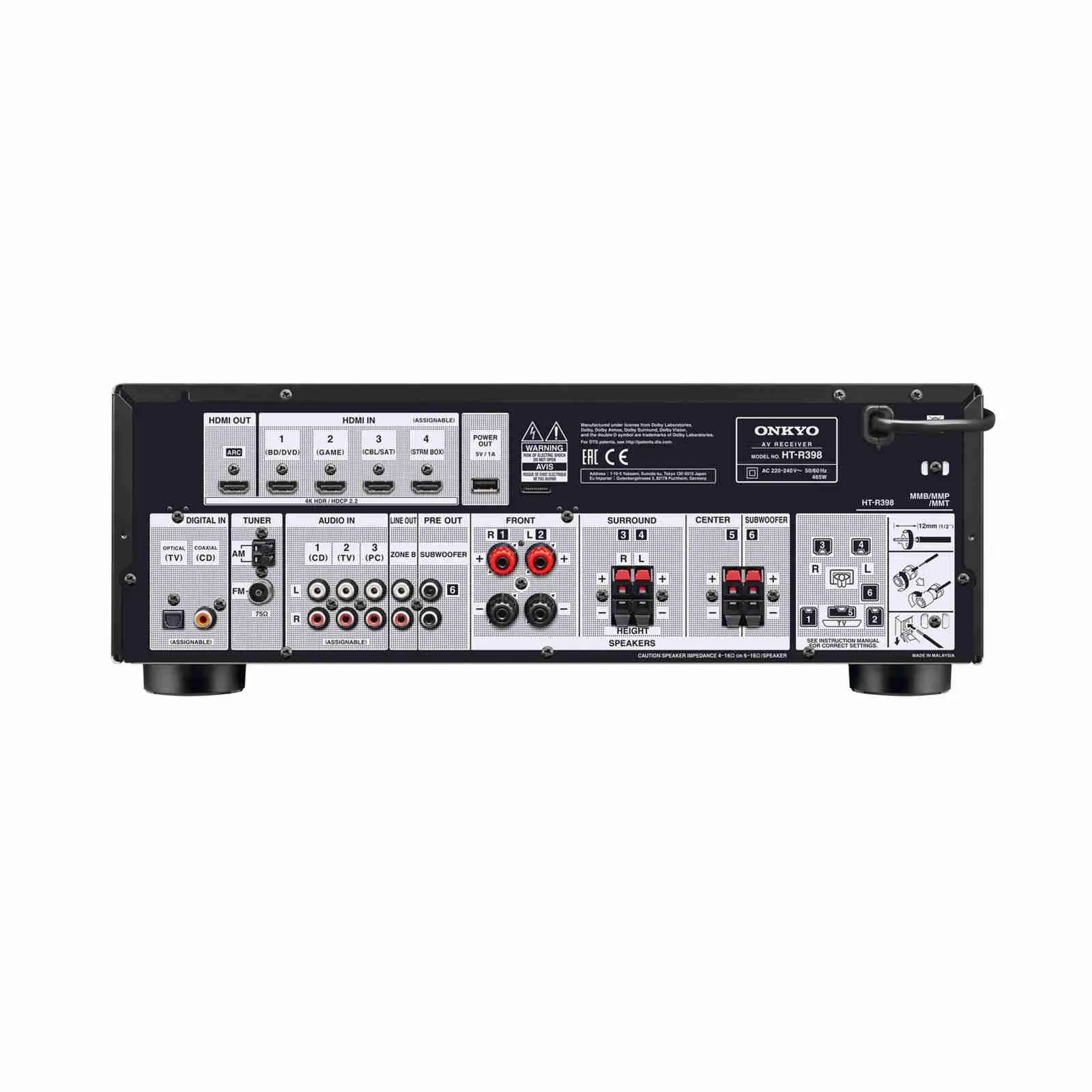 Onkyo HT-S3910 5.1 Channel Home Theater Package