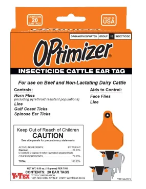 OPtimizer Ear Tags, 20 ct