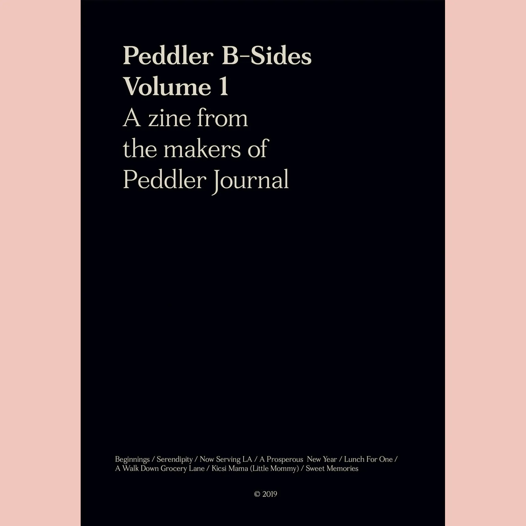 Peddler B-Sides
