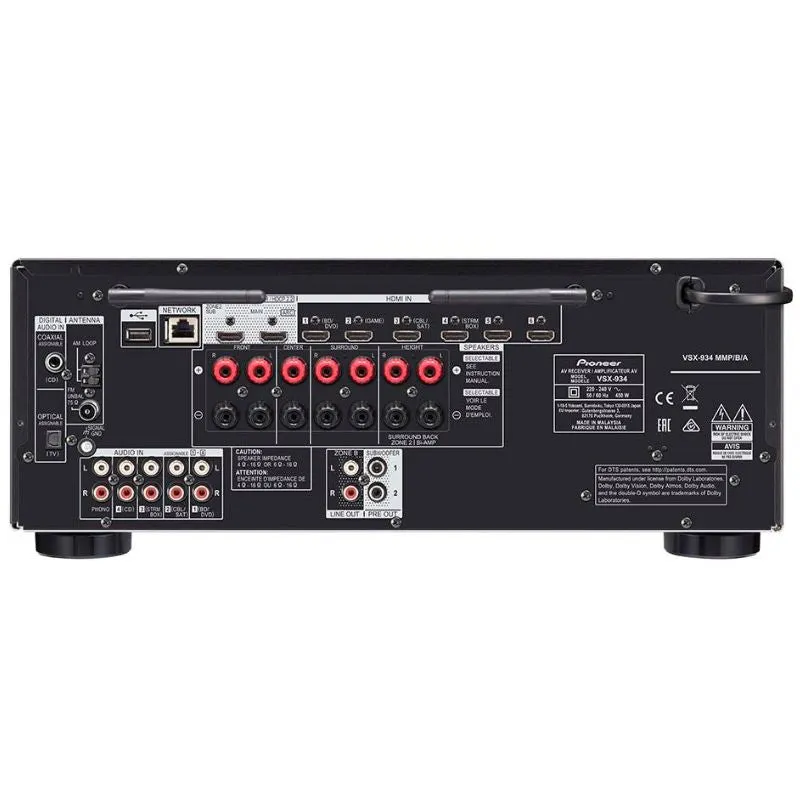 Pioneer VSX-934 - 7.2-ch Network AV Receiver (Each)