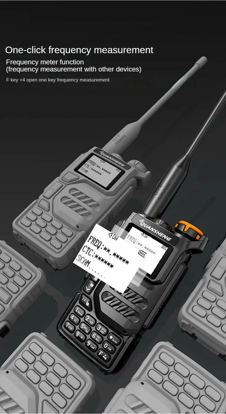 Quansheng UVK5 walkie-talkie long-distance professional civil outdoor go on road trip UV multi-frequency full-length hand-held a