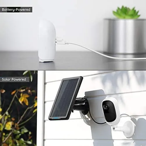 Reolink Argus 2 Solar Panel | Wireless Rechargeable Battery-Powered Security Camera for Outdoor Home Surveillance, 1080p HD 2-Way Audio Starlight Night Vision with PIR Motion Sensor SD Card Slot