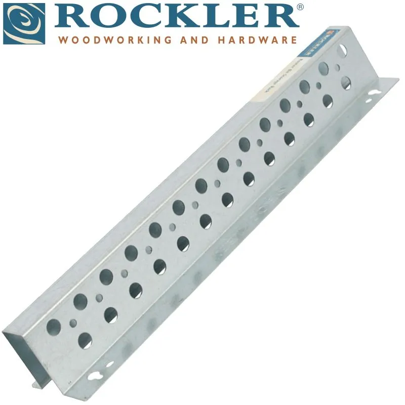 ROCKLER ROUTER BIT STORAGE RACK 27PC X 1/2' & 13 X 1/4' BITS 450MM ROC32602