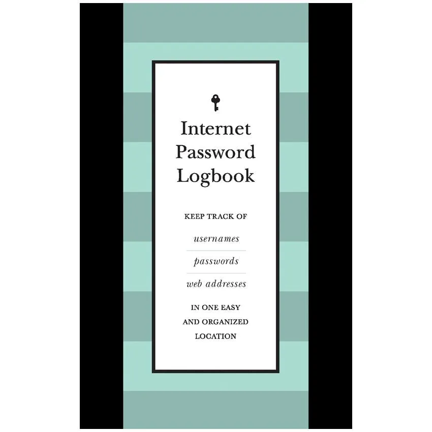 Rockpoint Internet Password Logbook