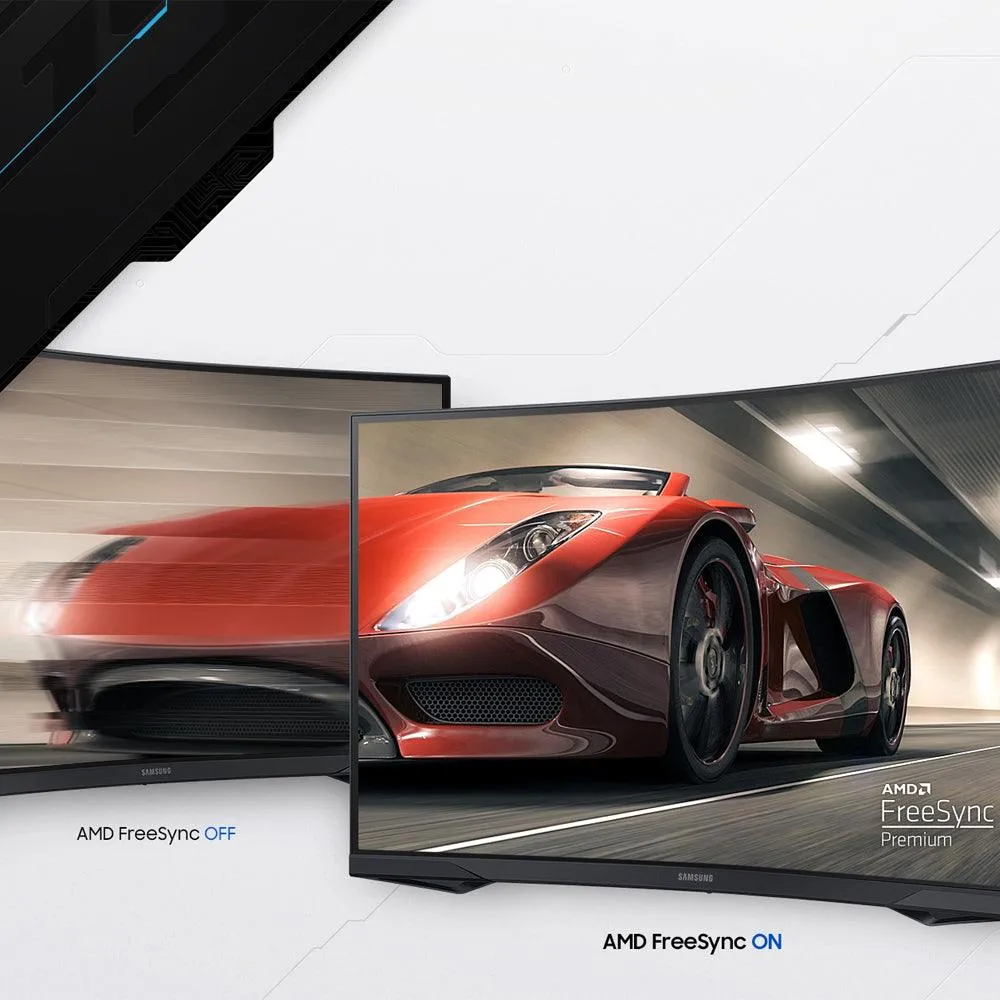 Samsung Odyssey G5 C27G55TQBM 27 Inch VA WQHD Curved Gaming Monitor 144Hz