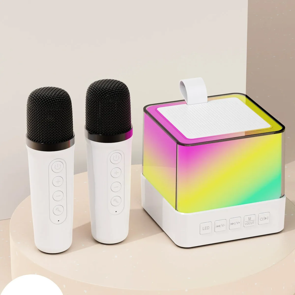 Sing A Song Karaoke Player With Dual Microphone And Bluetooth Speaker
