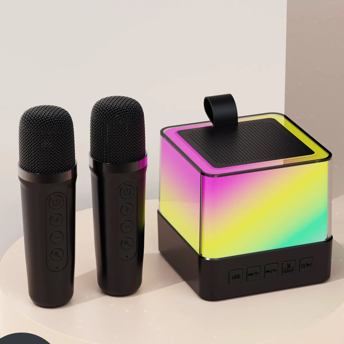 Sing A Song Karaoke Player With Dual Microphone And Bluetooth Speaker