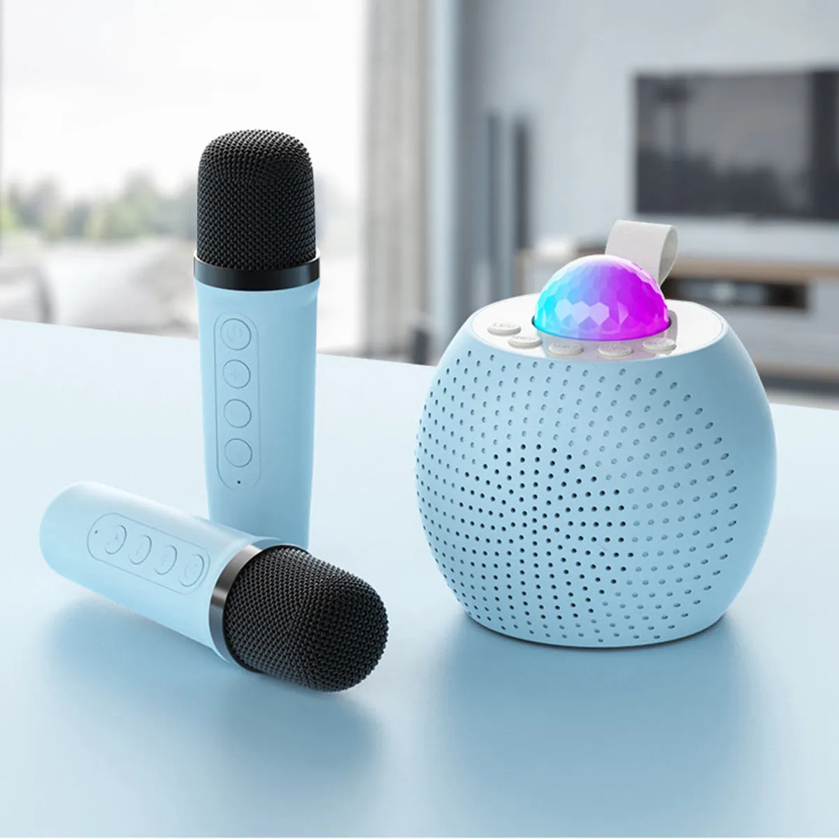 Sing A Song Karaoke Player With Dual Microphone And Bluetooth Speaker