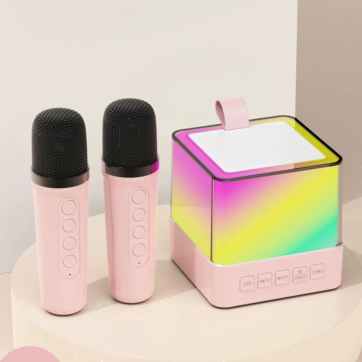 Sing A Song Karaoke Player With Dual Microphone And Bluetooth Speaker