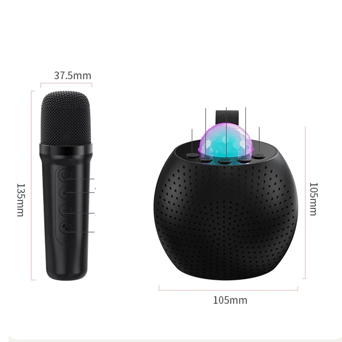Sing A Song Karaoke Player With Dual Microphone And Bluetooth Speaker