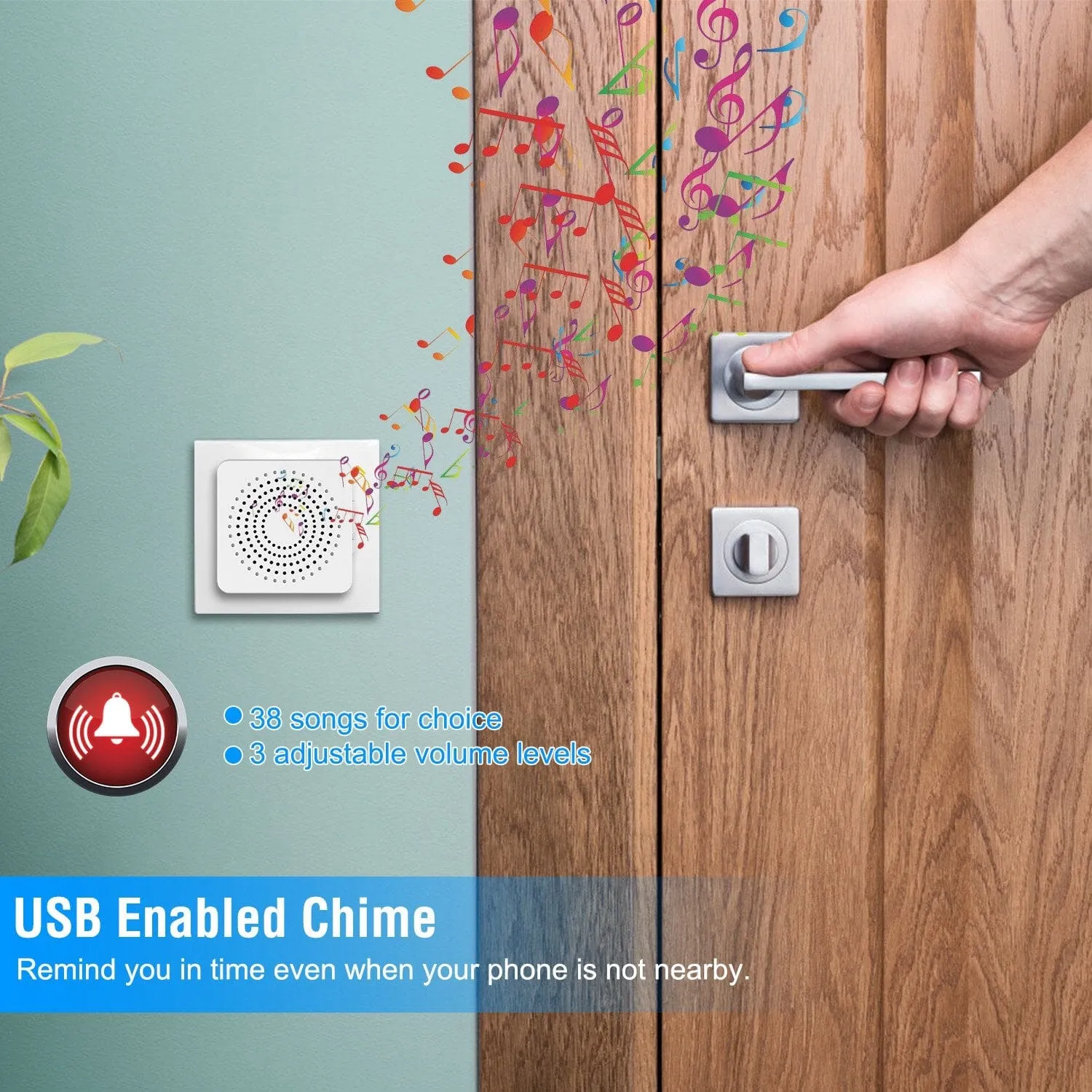 Smart Wireless Wi-Fi Video Security Doorbell