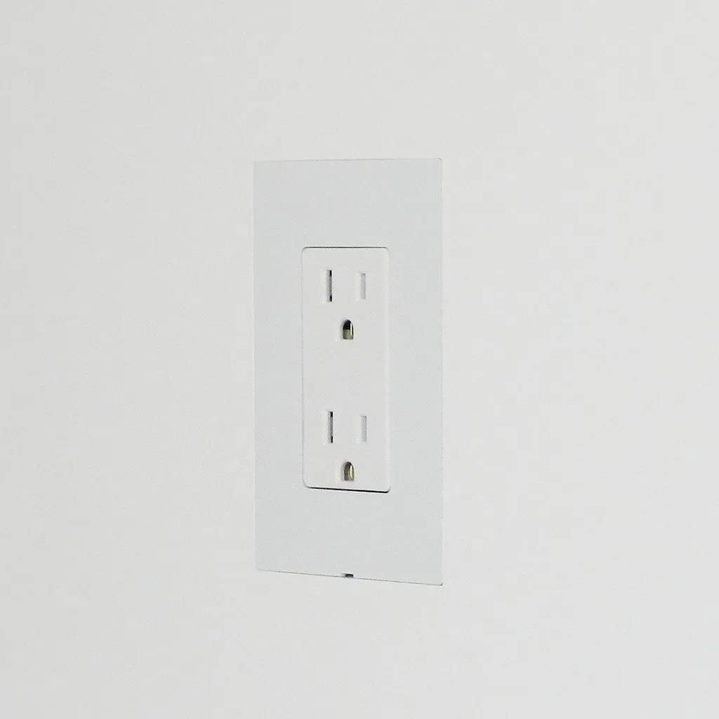 Smoothline Flush Mount Wall Plate: Drywall Mount