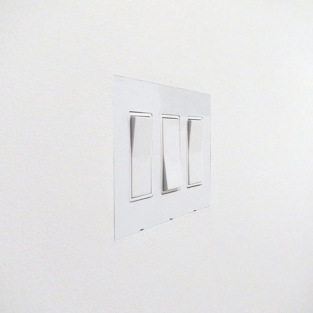 Smoothline Flush Mount Wall Plate: Drywall Mount