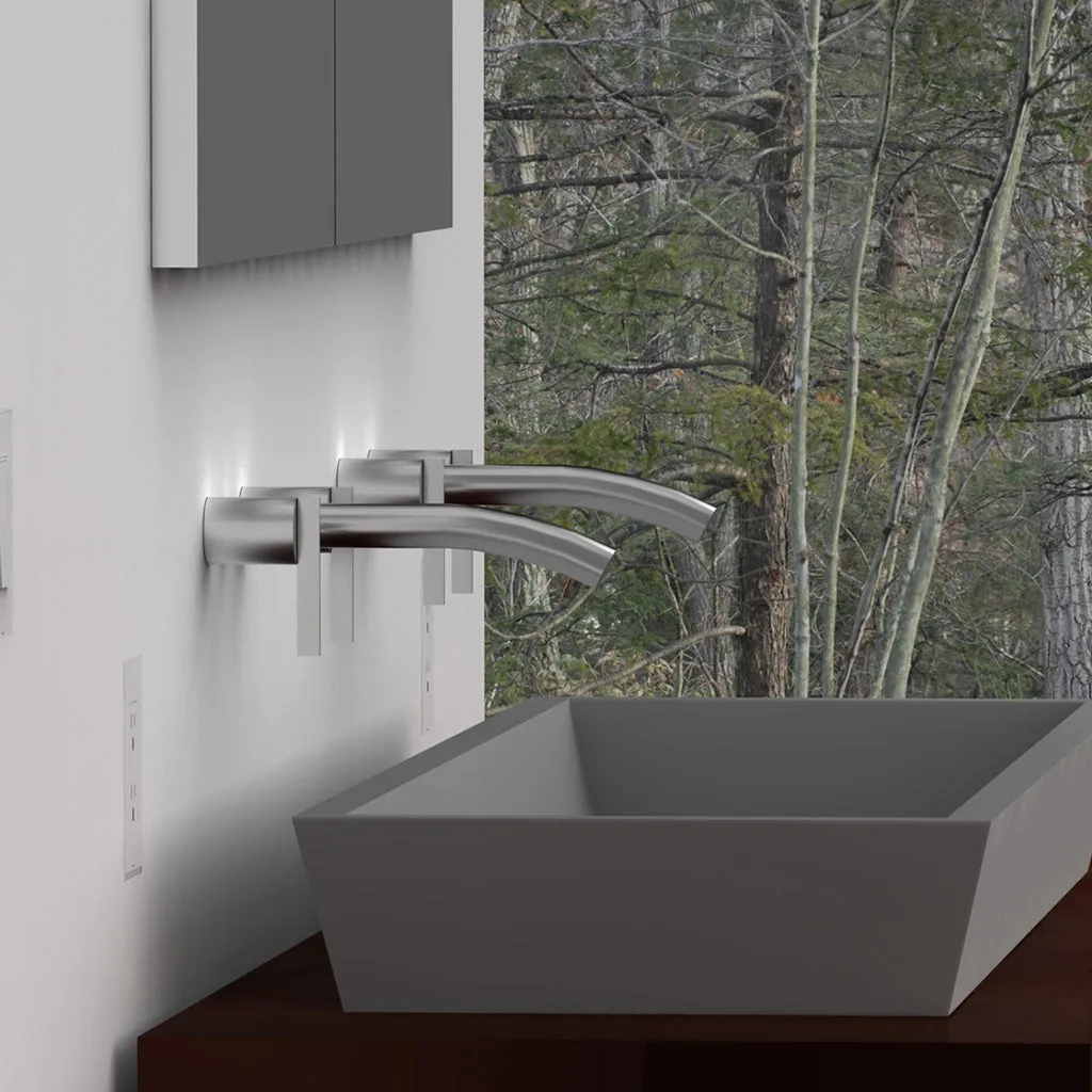Smoothline Flush Mount Wall Plate: Drywall Mount