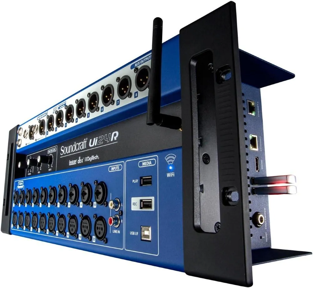 Soundcraft Ui24R 24-Channel Digital Mixer / Multitrack USB Recorder with Wireless Control
